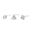 Thumbnail Image 0 of 022 Gauge Multi-Shaped Marble Nose Stud Set in Stainless Steel