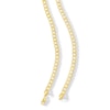 Thumbnail Image 2 of 10K Hollow Gold Curb Chain Made in Italy - 22"