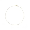 Thumbnail Image 1 of 10K Solid Gold Bead Station Anklet