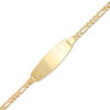 Thumbnail Image 0 of 080 Gauge Figaro Chain ID Bracelet in 10K Gold - 7.5"