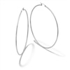 Thumbnail Image 0 of 80mm Hoop Earrings in Hollow Sterling Silver
