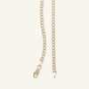 Thumbnail Image 1 of 10K Hollow Gold Beveled Curb Chain - 22"