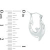 Thumbnail Image 1 of Dolphin Hoop Earrings in Sterling Silver