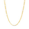 Thumbnail Image 0 of 080 Gauge Diamond-Cut Figaro Chain Necklace 14K Hollow Gold - 22"
