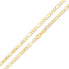 Thumbnail Image 1 of 080 Gauge Diamond-Cut Figaro Chain Necklace 14K Hollow Gold - 22"