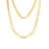 Thumbnail Image 0 of 035 Gauge Herringbone Chain Necklace in 10K Gold - 22"