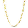 Thumbnail Image 0 of 120 Gauge Bevelled Figaro Chain Necklace in 10K Gold - 16"