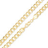 Thumbnail Image 1 of 120 Gauge Bevelled Curb Chain Necklace in 10K Gold - 16"