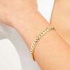Thumbnail Image 2 of 10K Semi-Solid Gold Cuban Curb Chain Bracelet Made in Italy - 8.5"