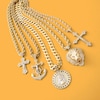 Thumbnail Image 2 of Cubic Zirconia Cross Necklace Charm in 10K Gold