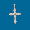 Thumbnail Image 3 of Cubic Zirconia Cross Necklace Charm in 10K Gold