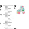 Thumbnail Image 1 of Child's Multi-Color Roller Skate Stud Earrings in Sterling Silver