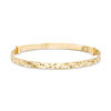 Thumbnail Image 0 of Child's Adjustable 3mm Diamond-Cut Bangle in 10K Gold - 7"