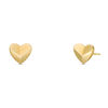Thumbnail Image 0 of Geometric Heart Stud Earrings in 10K Gold
