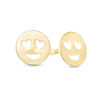 Thumbnail Image 0 of Child's Cut-Out Love-Eyes Smiley Face Stud Earrings in 10K Gold