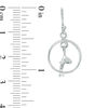 Thumbnail Image 1 of Jumping Dolphin Drop Earrings in Sterling Silver