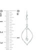 Thumbnail Image 1 of Spiral with Ball Dangle Drop Earrings in Sterling Silver