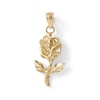 Thumbnail Image 0 of Rose Necklace Charm in 10K Solid Gold