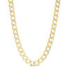 Thumbnail Image 0 of 160 Gauge Diamond-Cut Cuban Curb Chain Necklace in 10K Two-Tone Gold - 22"