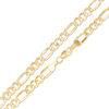 Thumbnail Image 1 of 100 Gauge Bevelled Figaro Chain Necklace in 10K Gold - 16"