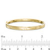Thumbnail Image 1 of Child's 4mm "LIVE, LOVE, SPARKLE" Bangle in Brass with 14K Gold Fill - 5.25"
