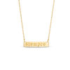Thumbnail Image 0 of "Siempre" Bar Necklace in 10K Gold - 17"