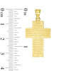 Thumbnail Image 1 of Lord's Prayer Cross Necklace Charm in 10K Gold