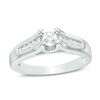 Thumbnail Image 0 of 3/8 CT. T.W. Diamond Engagement Ring in Sterling Silver - Size 7