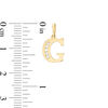 Thumbnail Image 1 of Cubic Zirconia "G" Initial Charm Pendant in 10K Solid Gold