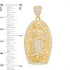 Thumbnail Image 1 of Cubic Zirconia Our Lady of Guadalupe Necklace Charm in 10K Gold