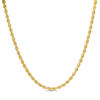 Thumbnail Image 0 of 014 Gauge Rope Chain Necklace in 14K Hollow Gold - 20"