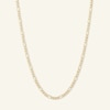Thumbnail Image 0 of 060 Gauge Figaro Chain Necklace in 14K Hollow Gold - 22"