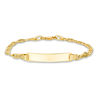 Thumbnail Image 0 of Child's 080 Gauge Mariner Chain ID Bracelet in 14K Hollow Gold - 6"