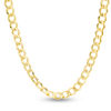 Thumbnail Image 0 of Made in Italy 080 Gauge Curb Chain Necklace in 14K Hollow Gold - 20"
