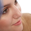 Thumbnail Image 4 of 020 Gauge Simulated Opal and Cubic Zirconia Nose Stud and Ring Set in Stainless Steel
