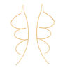 Thumbnail Image 0 of Diamond-Cut Spiral Threader Earrings in 10K Gold