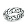 Thumbnail Image 0 of Oxidized Chain Link Ring in Sterling Silver - Size 10