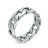 Thumbnail Image 1 of Oxidized Chain Link Ring in Sterling Silver - Size 10