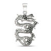 Thumbnail Image 0 of Antique-Finish Dragon Necklace Charm in Sterling Silver