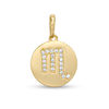 Thumbnail Image 0 of Cubic Zirconia Scorpio Zodiac Sign Disc Necklace Charm in 10K Gold