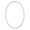Thumbnail Image 0 of 4mm Cubic Zirconia Tennis Necklace in 10K Gold - 22"