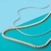 Thumbnail Image 1 of 4mm Cubic Zirconia Tennis Necklace in 10K Gold - 22"