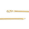 Thumbnail Image 1 of Made in Italy 050 Gauge Curb Chain Necklace in 10K Gold - 18"