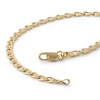 Thumbnail Image 1 of Made in Italy 3mm Diamond-Cut Mariner Chain Bracelet in 10K Hollow Gold - 7.5"