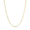 Thumbnail Image 0 of Diamond-Cut Bar Station Rope Chain Necklace in 10K Gold - 18"