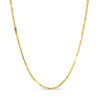 Thumbnail Image 0 of 035 Gauge Bar Station Singapore Choker Chain Necklace in 10K Gold - 16"