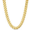 Thumbnail Image 0 of 220 Gauge Miami Curb Chain Necklace in 10K Gold Bonded Sterling Silver - 22"