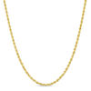 Thumbnail Image 0 of 016 Gauge Hollow Rope Chain Necklace in 14K Gold - 22"