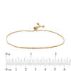Thumbnail Image 1 of Diamond-Cut Bar Bolo Bracelet in 10K Gold - 9"