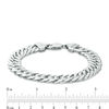 Thumbnail Image 1 of Sterling Silver 220 Gauge Cuban Curb Chain Bracelet - 9"